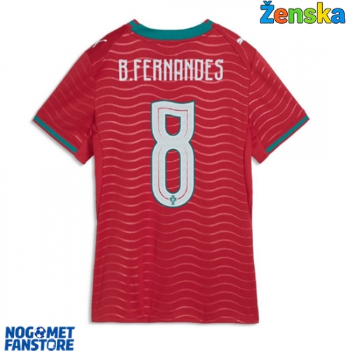 Portugal Bruno Fernandes #8 Domaci Dres za Ženska SP 2026 Kratak Rukav